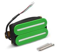 Xbsduih Pickup collo ad alta potenza in uscita, pickup umbucker Dual Hot Rail, facile da usare, verde