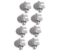 Xbsduih Piedini nutrienti, 8 pezzi, 3 - 10 mm di larghezza, kit di piedino sottile con orlo a rullo, base curva, come da immagine