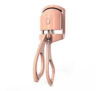 Xbsduih Piegaciglia riscaldata con controllo elettrico della temperatura, mini piegaciglia portatile con permanente elettrico arancione