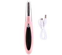 Xbsduih Pigaciglia Elettrico Riscaldato Carica USB Kit per Arricciare il Trucco Piegaciglia Naturale A Lunga Durata Rosa