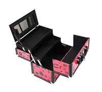 Xbsduih Portatile Cosmetici Valigia Portatile Borsa Cosmetica Bellezza Con Grande Capacità Alluminio Cosmetici Valigia Organizzatore