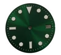 Xbsduih Quadrante 'Orologio NH35 da 29 mm con Motivo Solare Quadrante Verde Luminoso per il Giappone NH35 Movimento Orologio Pezzi di Ricambio di Ricambio Verde