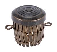 Xbsduih Rotondo Fine Hardware Malvagio Telaio Parti Penne Borsa Frizione Telaio Chiusura Manna Cilindro Cattivo Accessori (Bronzo)