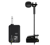 Xbsduih Sassofono Microfono Wireless Professionale UHF Collo D'Oca Registrazione Vocale Spettacolo Dal per Sassofono Sax Tuba Pezzi di Ricambio Accessori