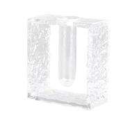 Xbsduih Semplice moderno vaso trasparente, soggiorno, ufficio, decorazione, composizione floreale, contenitore idroponico, vaso, artigianato - durevole, facile da usare.
