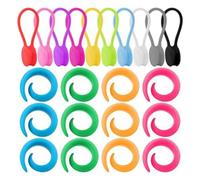Xbsduih Set di 22 bobine con kit di clip per telaio da ricamo, clip di protezione per bobine in silicone, clip trapuntate e da cucito per cucito e trapuntatura