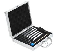 Xbsduih Set di 6 Diapason (UT 396Hz, RE 417Hz, MI 528Hz, SOL 639HZ, FA741HZ, la 852HZ) con In Legno e