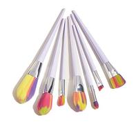 Xbsduih Set di pennelli per trucco, 7 pezzi, fard, pennello per ombretto, sopracciglia, make-up