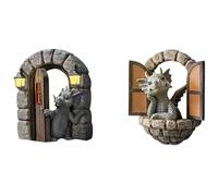 Xbsduih Simpatico modello di drago per esterni, giardino, artigianato, decorazione, regalo, 2 pezzi