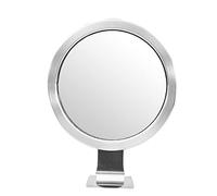 Xbsduih Specchio da bagno senza appannamento, con ventosa, da parete per bagno, antiappannamento