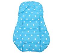 Xbsduih Spessore bambino Saeugling Passeggino Auto Sedile Cuscino Cotone Copertura Matte Blu
