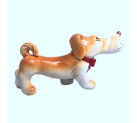 Xbsduih Statua del cane figure modello simulazione cane resina figure per bambini accessori casa regalo bambini