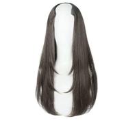 Xbsduih - Styling da donna sintetico nero per capelli lunghi, extra lunghi, parrucche sintetiche, allungamenti stratificati, ingrandimento della testa, facile da installare, facile da usare