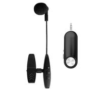 Xbsduih UHF, strumento wireless per sassofono, microfono, ricevitore wireless, in ABS nero, ideale per tromba