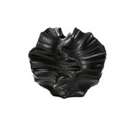 Xbsduih Vaso di corallo in ceramica, arte nordica, contenitore per fiori, erba di pampa, vaso, soggiorno, decorazione da tavolo, nero, durevole, facile da usare