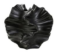 Xbsduih Vaso di corallo in ceramica, contenitore d'arte nordico per fiori, vaso di erba della pampa, decorazione da tavolo del soggiorno, centrotavola, nero B, alta qualità, facile da usare
