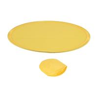 Xbsduih Ventaglio rotondo pieghevole giallo