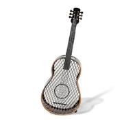Xbsduih Vetro di sughero per chitarra, ornamento in ferro battuto, tappo di vino, serbatoio da collezione, sughero, serbatoio di scorte, statua di ferro, artigianato, decorazione per la casa, facile