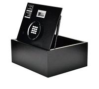 XBTGS Cassaforte portatile con password, ignifugo, impermeabile, a prova di esplosione, antifurto, mini cassaforte da viaggio, cassaforte per contanti, scatola per gioielli, adatta per casa, ufficio