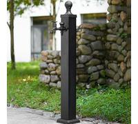 XBTGS Colonna d'acqua da esterno in acciaio inossidabile resistente con rubinetto, soluzione di approvvigionamento idrico verticale da giardino antigelo per cortili, patii e spazi esterni, C-114c, C