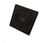 XBTGS Copertura per scarico dell'acqua a pavimento, nero opaco, oro rosa, argento, bronzo anticato spazzolato, per bagno, cucina, giardino, balcone, FD0001RG, 86, Fd0001bk-86-A