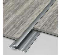 XBTGS Striscia di transizione, 3 pezzi, striscia di transizione da piastrelle a tappeto, bordo per pavimenti, extra stretta, copertura decorativa per bordo della parete/telaio, grigio scuro, 6,4 mm