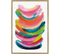 XBTYKPB Foto estetica rosa, bella donna, tela artistica da parete - donne che dipingono un corpo nudo colorato, poster, immagine femminile nuda, opera d'arte 60x80 cm senza cornice