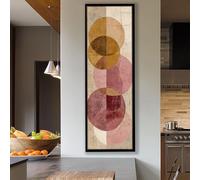 XBTYKPB Quadri su tela alti e sottili, poster da parete lunghi e stretti, arte verticale da parete, quadri su tela con cornice per ufficio, corridoi o stanze (35x105 cm/senza cornice)
