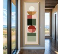 XBTYKPB Quadro su tela alto e sottile, decorazione murale lunga e stretta per la casa in stile contemporaneo, dipinto astratto moderno per la stanza o l'ufficio (40x120 cm/senza cornice)