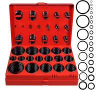 XBVV 419 pezzi Universal Metric O-Ring Kit, 32 misure Buna-N 70A Gomma O-ring Assortimento Set per vari Auto Rubinetto Sanitario Pressione Lavatrice Aria o Gas Guarnizione Riparazione