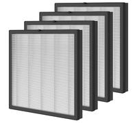 XBWW Confezione da 4 filtri dell'aria di ricambio compatibili con purificatore AMEIFU G3 (Sferf-30) e VEWIOR A3 con 3 stadi True HEPA, filtro a carbone attivo e prefiltro