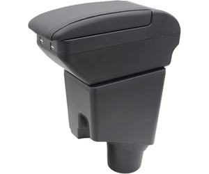 XByun Braccioli Auto per Alfa Romeo Mito, Poggiabraccio con vano portaoggetti Console Centrale, Accessori Auto.
