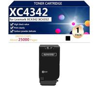 XC4342 Cartuccia Toner di Ricambio per Lexmark XC4342 XC4352 Stampanti, 25000 Pagine,Black-1 pack