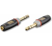 Xcaliber Adattatore Stereo Jack 6.35mm a 3.5mm, Placcato Oro