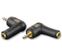 XCALIBER Adattatore Stereo Jack Maschio-Femmina 3.5mm a 90°
