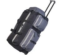 Xcase Borsa da viaggio pieghevole XL con funzione trolley e manico telescopico, 72 l