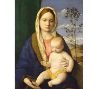 XcBAIHOUD Dipinti Famosi Pittura Quadri Stampe Da Parete Dama y niño por artista famoso per L'arredamento del Soggiorno 60x90cm