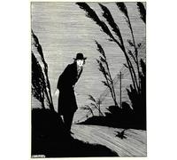 XcBAIHOUD Dipinti Famosi Pittura Quadri Stampe Da Parete El año en plena primavera Todo era una cara blanca y fría por Harry Clarke per L'arredamento del Soggiorno 60x90cm