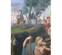 XcBAIHOUD Dipinti Famosi Pittura Quadri Stampe Da Parete el Banquete Celebrando las Bodas de Cupido de Giulio Romano per L'arredamento del Soggiorno 60x90cm