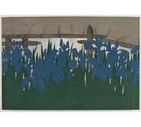 XcBAIHOUD Dipinti Famosi Pittura Quadri Stampe Da Parete Flores de los ocho puentes de los cien mundos de Kamisaka Sekka per L'arredamento del Soggiorno 60x90cm