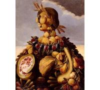 XcBAIHOUD Dipinti Famosi Pittura Quadri Stampe Da Parete la foto de las estaciones de Giuseppe Arcimboldo per L'arredamento del Soggiorno 60x90cm