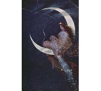 XcBAIHOUD Dipinti Famosi Pittura Quadri Stampe Da Parete la luna de Hermann Kaulbach per L'arredamento del Soggiorno 60x90cm