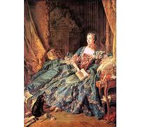 XcBAIHOUD Dipinti Famosi Pittura Quadri Stampe Da Parete La marquesa de Pompadour de Francois Boucher per L'arredamento del Soggiorno 60x90cm