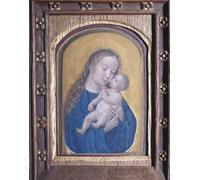 XcBAIHOUD Dipinti Famosi Pittura Quadri Stampe Da Parete la virgen y el niño de simon bening per L'arredamento del Soggiorno 60x90cm