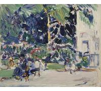 XcBAIHOUD Dipinti Famosi Pittura Quadri Stampe Da Parete los Jardines de Luxemburgo de Samuel John Peploe per L'arredamento del Soggiorno 60x90cm
