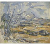 XcBAIHOUD Dipinti Famosi Pittura Quadri Stampe Da Parete Montagne Sainte Victoire de Paul Cézanne per L'arredamento del Soggiorno 60x90cm