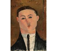 XcBAIHOUD Dipinti Famosi Pittura Quadri Stampe Da Parete Paul Guillaume de Amadeo Modigliani per L'arredamento del Soggiorno 60x90cm