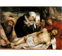 XcBAIHOUD Dipinti Famosi Pittura Quadri Stampe Da Parete Pieta Painting de Quentin Massys o Metsys per L'arredamento del Soggiorno 60x90cm