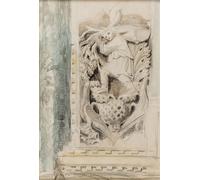 XcBAIHOUD Dipinti Famosi Pittura Quadri Stampe Da Parete Primera de las esculturas del mes Venecia de San Marcos por John Ruskin per L'arredamento del Soggiorno 60x90cm