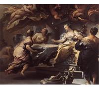 XcBAIHOUD Dipinti Famosi Pittura Quadri Stampe Da Parete Psique servida por espíritus invisibles Luca per L'arredamento del Soggiorno 60x90cm